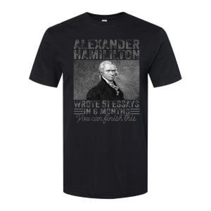 Alexander Hamilton Wrote 51 Essays In 6 Months Softstyle CVC T-Shirt