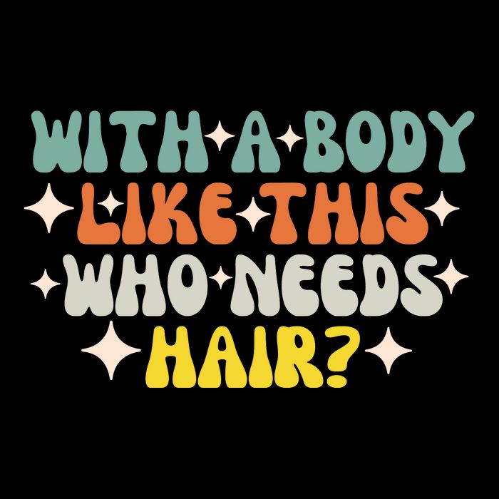 Aging Hairless With A Body Like This Who Needs Hair Youth Performance Sprint T-Shirt
