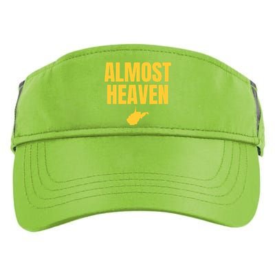 Almost Heaven West Virginia Adult Drive Performance Visor