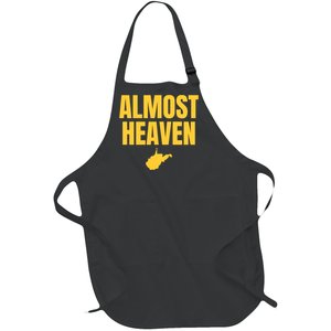 Almost Heaven West Virginia Full-Length Apron With Pockets