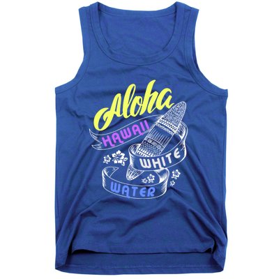 Aloha Hawaii White Water Vacation For Surfing Family Group Cute Gift Tank Top