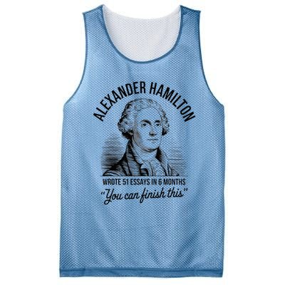 Alexander Hamilton Wrote 51 Essays In 6 Months Mesh Reversible Basketball Jersey Tank