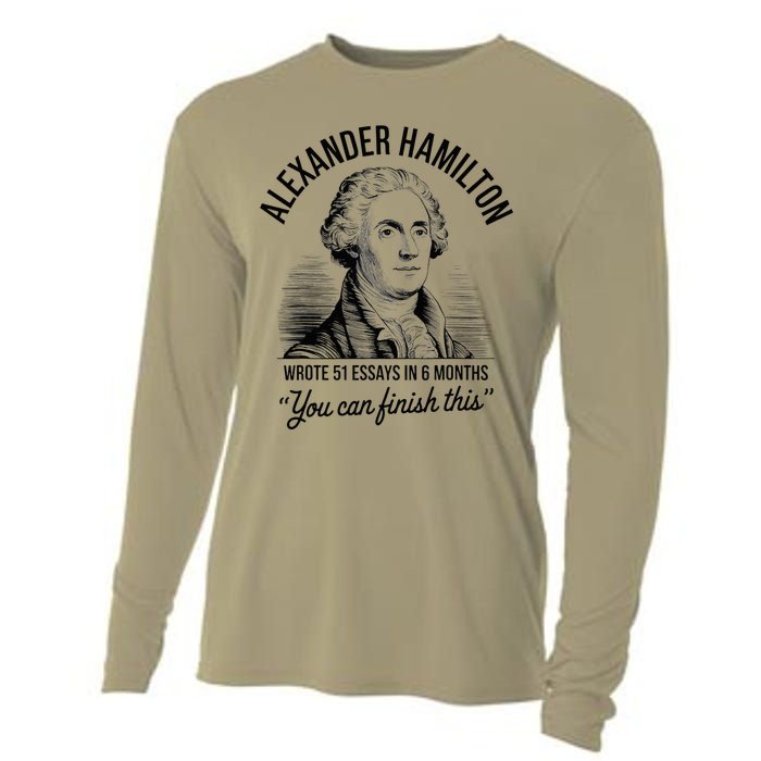 Alexander Hamilton Wrote 51 Essays In 6 Months Cooling Performance Long Sleeve Crew