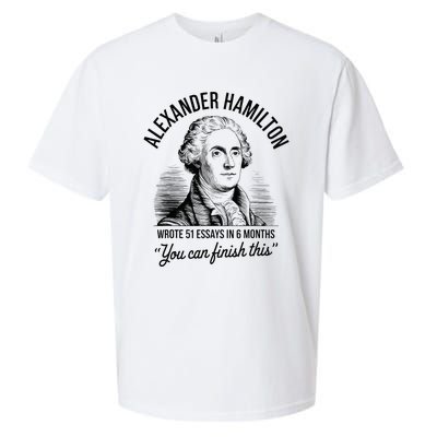 Alexander Hamilton Wrote 51 Essays In 6 Months Sueded Cloud Jersey T-Shirt