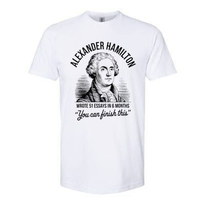 Alexander Hamilton Wrote 51 Essays In 6 Months Softstyle CVC T-Shirt