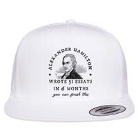 Alexander Hamiton Wrote 51 Essays Iin 6 Months Vintage Flat Bill Trucker Hat