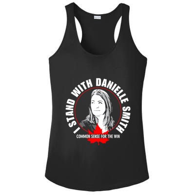 April Hutchinson Wearing I Stand With Danielle Smith Bella Canvas Signature Ladies PosiCharge Competitor Racerback Tank