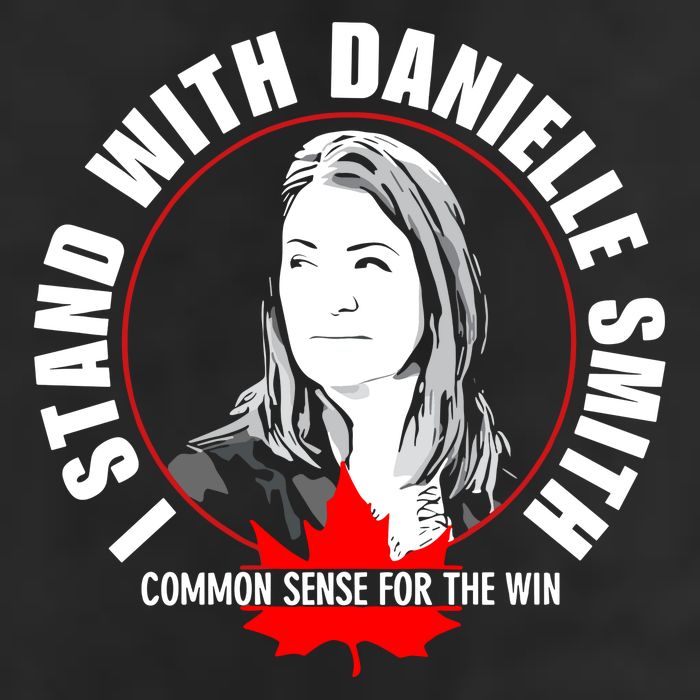 April Hutchinson Wearing I Stand With Danielle Smith Bella Canvas Signature Large Microfiber Waffle Golf Towel