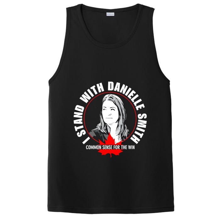 April Hutchinson Wearing I Stand With Danielle Smith Bella Canvas Signature PosiCharge Competitor Tank