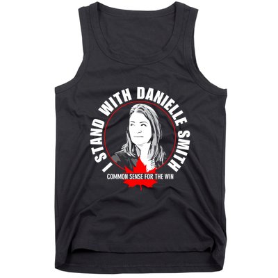 April Hutchinson Wearing I Stand With Danielle Smith Bella Canvas Signature Tank Top