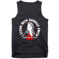 April Hutchinson Wearing I Stand With Danielle Smith Bella Canvas Signature Tank Top
