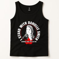April Hutchinson Wearing I Stand With Danielle Smith Bella Canvas Signature Tank Top