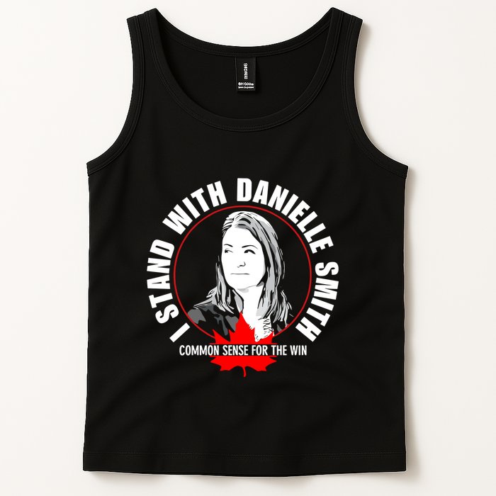 April Hutchinson Wearing I Stand With Danielle Smith Bella Canvas Signature Tank Top