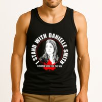 April Hutchinson Wearing I Stand With Danielle Smith Bella Canvas Signature Tank Top