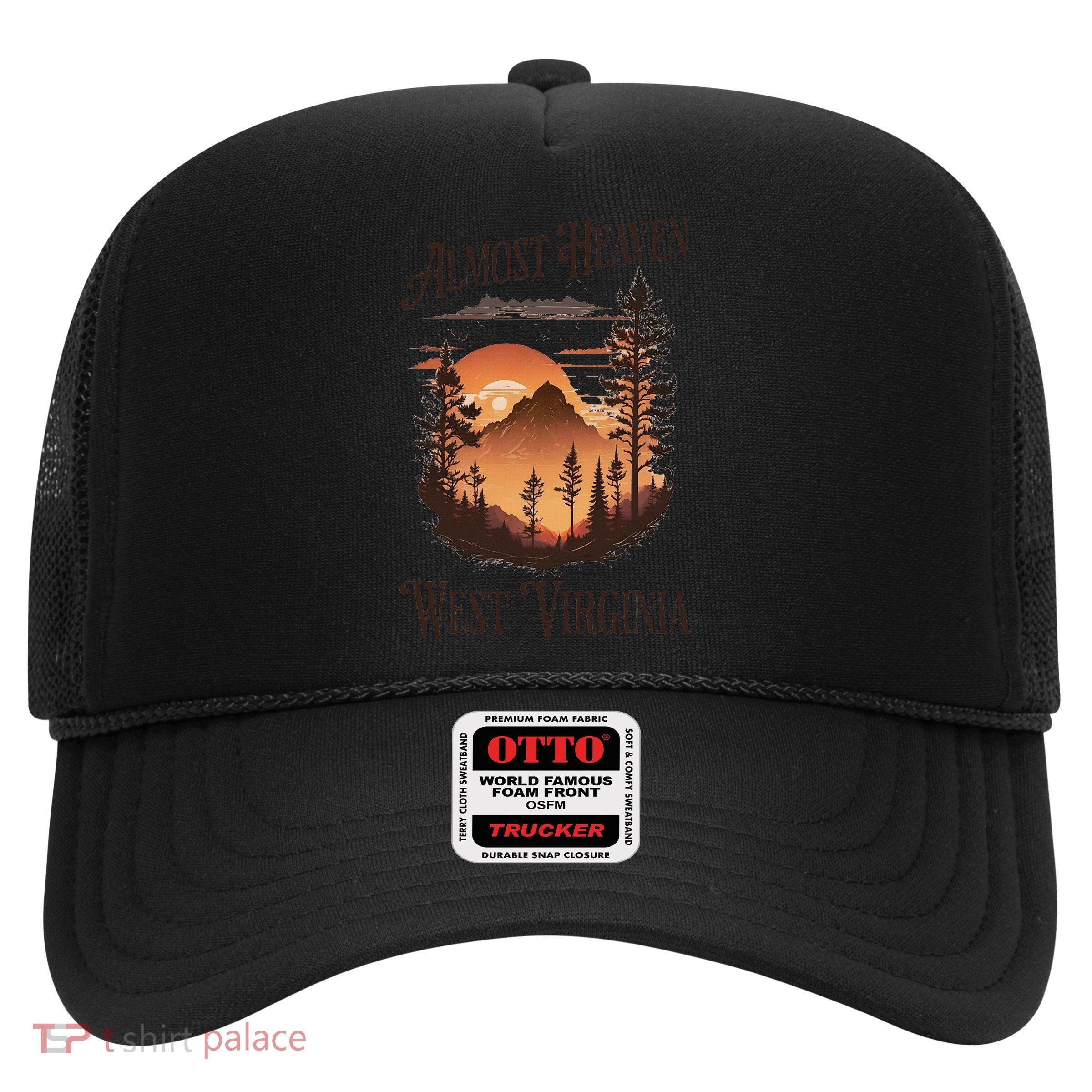 Almost Heaven West Virginia Trucker Hat