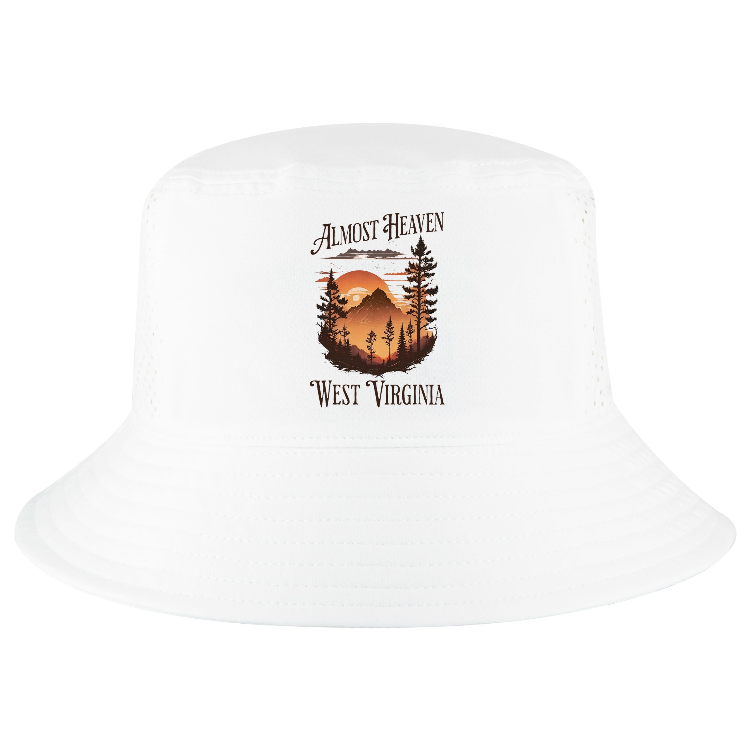 Almost Heaven West Virginia Cool Comfort Performance Bucket Hat