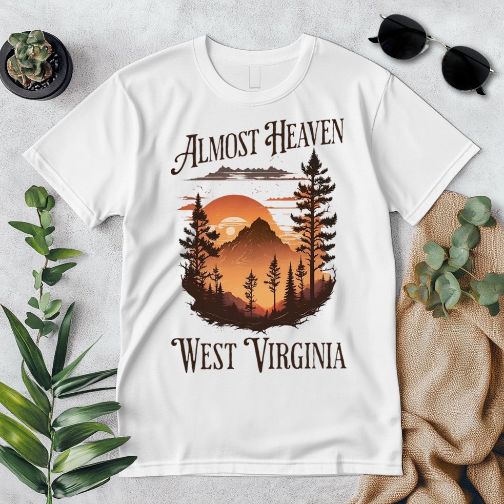 Almost Heaven West Virginia Premium T-Shirt