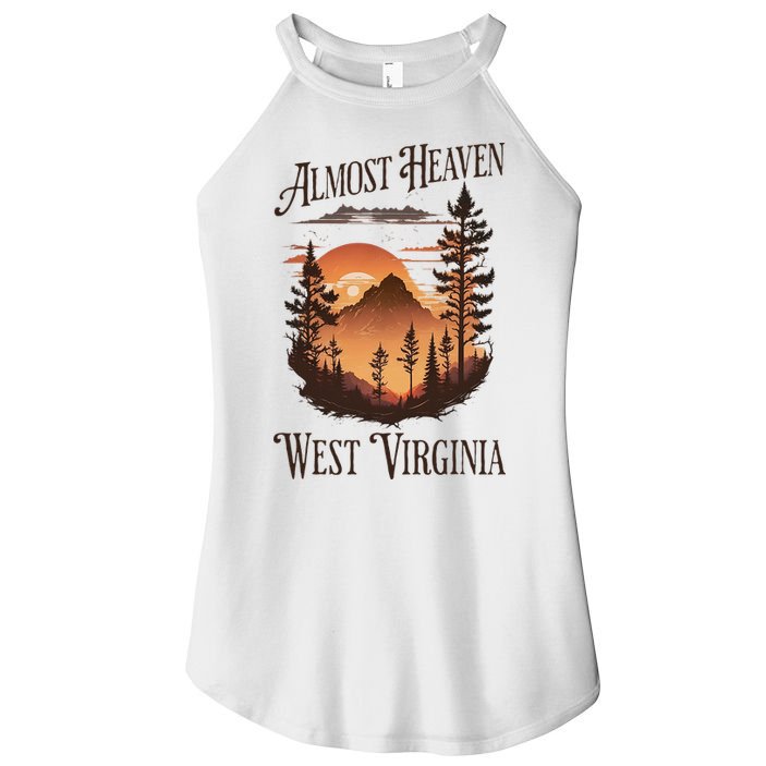 Almost Heaven West Virginia Women's Perfect Tri Rocker Tank
