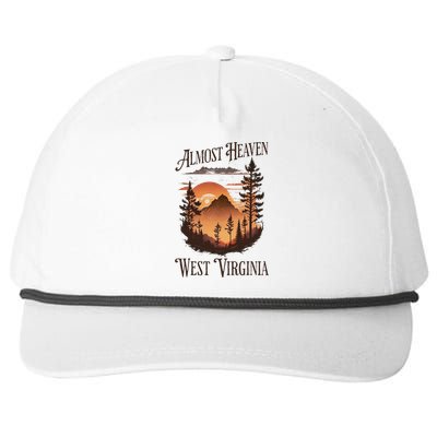 Almost Heaven West Virginia Snapback Five-Panel Rope Hat