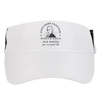 Alexander Hamiton Wrote 51 Essays Iin 6 Months Vintage Adult Drive Performance Visor