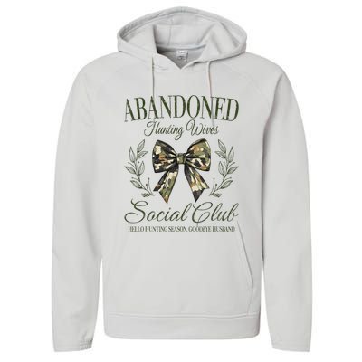 Abandoned Hunting Wives Social Club Performance Fleece Hoodie