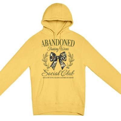 Abandoned Hunting Wives Social Club Premium Pullover Hoodie