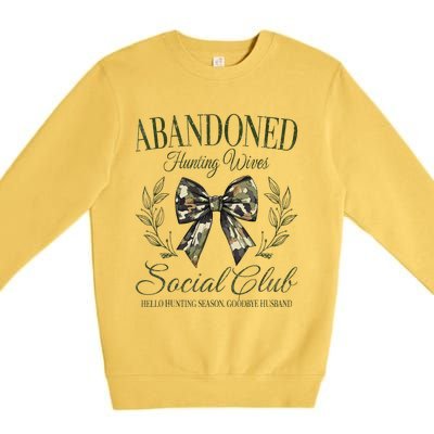 Abandoned Hunting Wives Social Club Premium Crewneck Sweatshirt