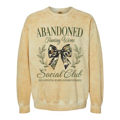 Abandoned Hunting Wives Social Club Colorblast Crewneck Sweatshirt