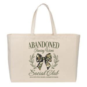 Abandoned Hunting Wives Social Club Cotton Canvas Jumbo Tote