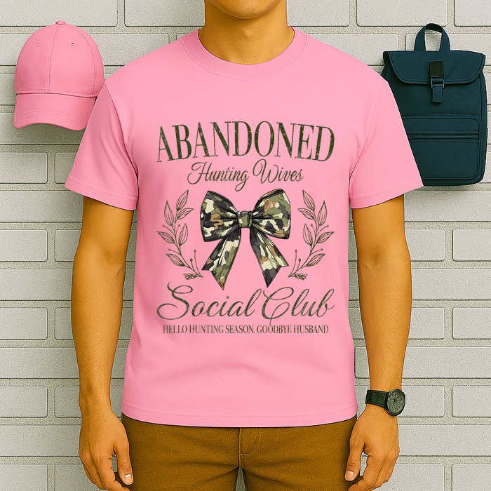 Abandoned Hunting Wives Social Club T-Shirt