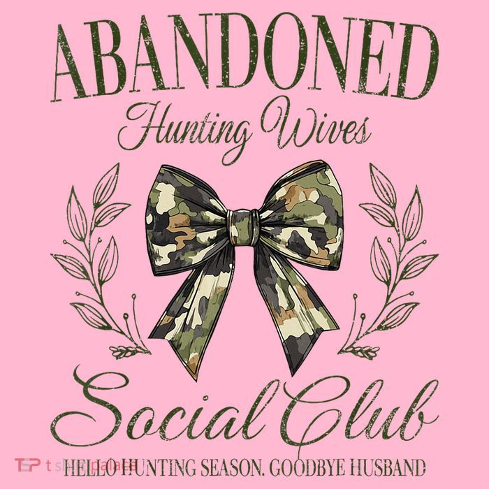 Abandoned Hunting Wives Social Club Kids T-Shirt