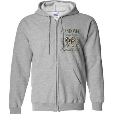 Abandoned Hunting Wives Social Club Full Zip Hoodie