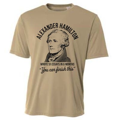 Alexander Hamilton Wrote 51 Essays In 6 Months Cooling Performance Crew T-Shirt