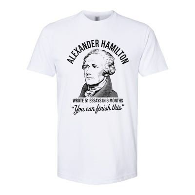 Alexander Hamilton Wrote 51 Essays In 6 Months Softstyle CVC T-Shirt