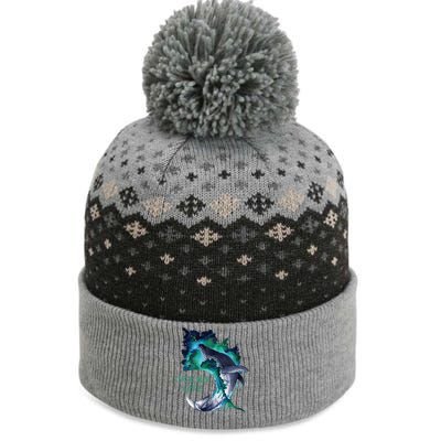 Awesome Humpback Whale Ocean Life Summer Dive Top The Baniff Cuffed Pom Beanie