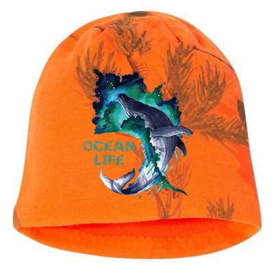 Awesome Humpback Whale Ocean Life Summer Dive Top Kati - Camo Knit Beanie