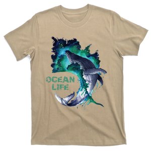 Awesome Humpback Whale Ocean Life Summer Dive Top T-Shirt