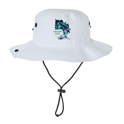 Awesome Humpback Whale Ocean Life Summer Dive Top Legacy Cool Fit Booney Bucket Hat