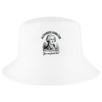 Alexander Hamilton Wrote 51 Essays In 6 Months Vintage Cool Comfort Performance Bucket Hat