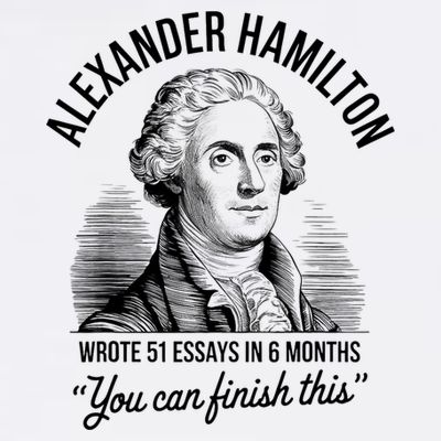 Alexander Hamilton Wrote 51 Essays In 6 Months Vintage T-Shirt