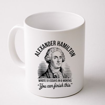 Alexander Hamilton Wrote 51 Essays In 6 Months Vintage Mug