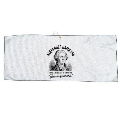 Alexander Hamilton Wrote 51 Essays In 6 Months Vintage Large Microfiber Waffle Golf Towel