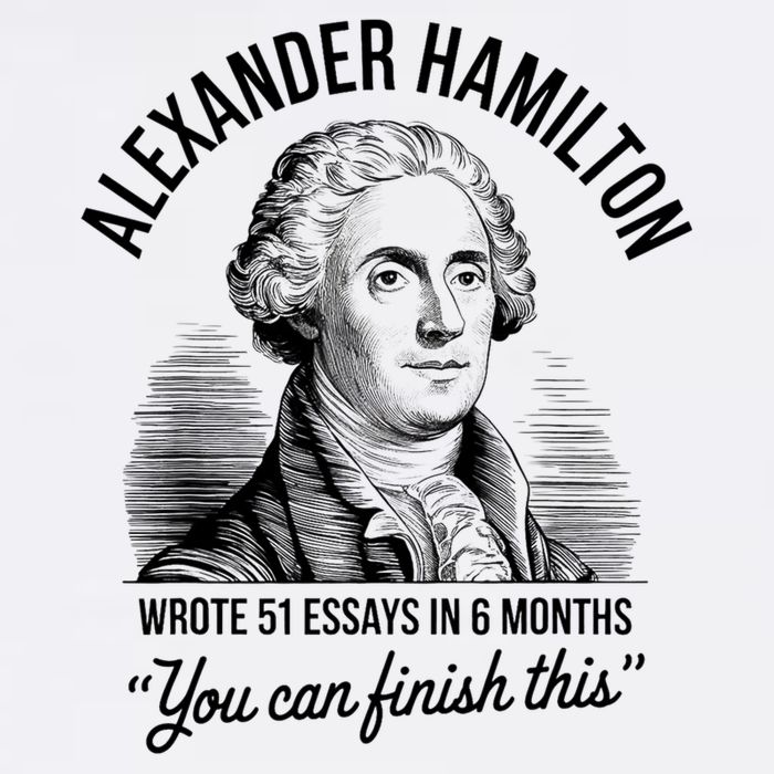 Alexander Hamilton Wrote 51 Essays In 6 Months Vintage Tank Top