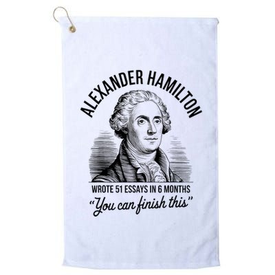 Alexander Hamilton Wrote 51 Essays In 6 Months Vintage Golf Towel