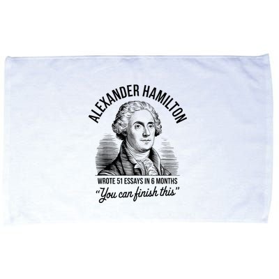 Alexander Hamilton Wrote 51 Essays In 6 Months Vintage Microfiber Hand Towel