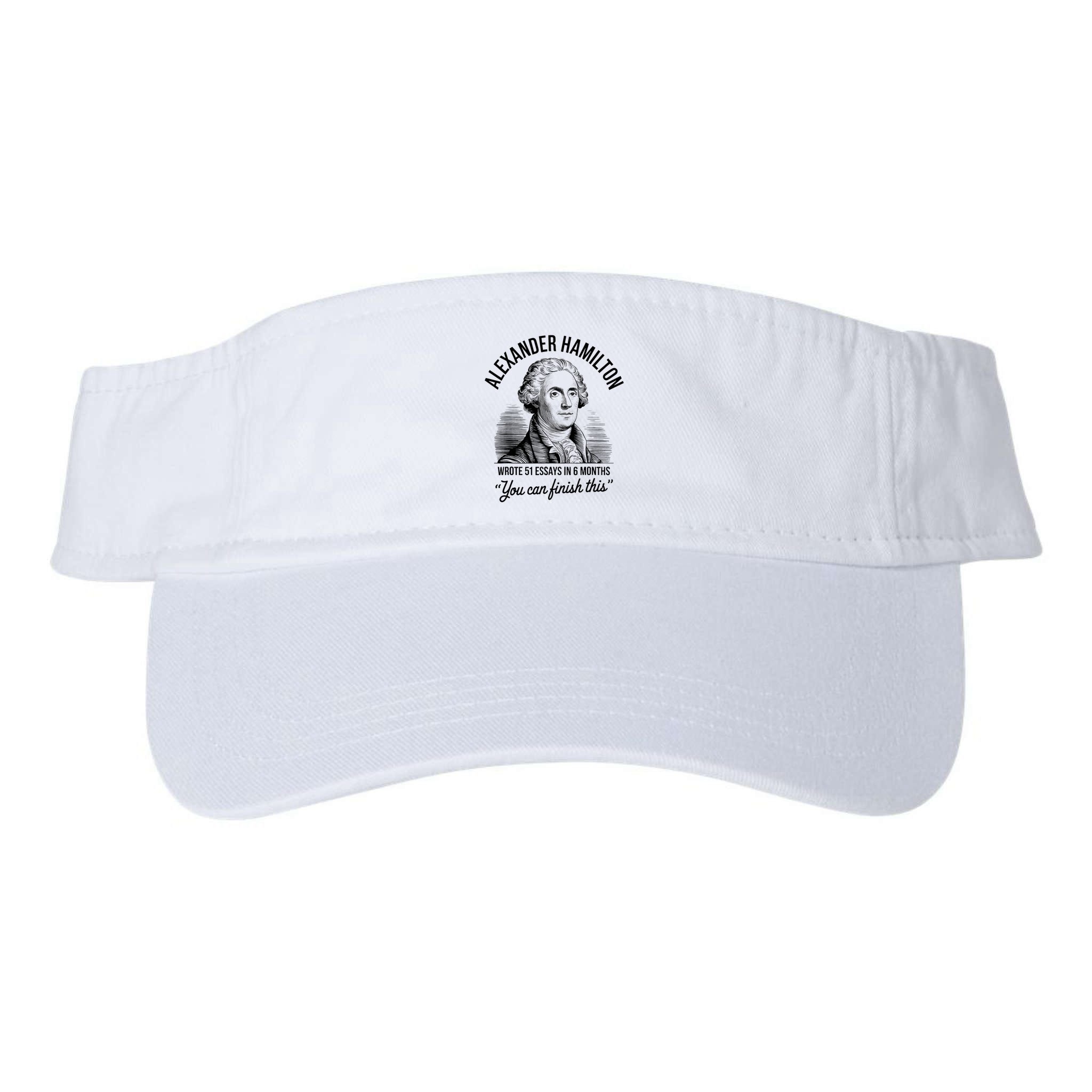 Alexander Hamilton Wrote 51 Essays In 6 Months Vintage Visor