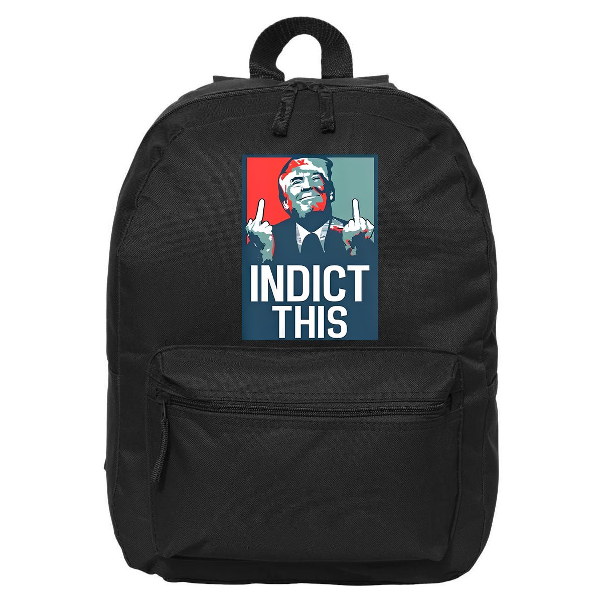 Alina Habba Wearing Indict This Trump 16 in Basic Backpack