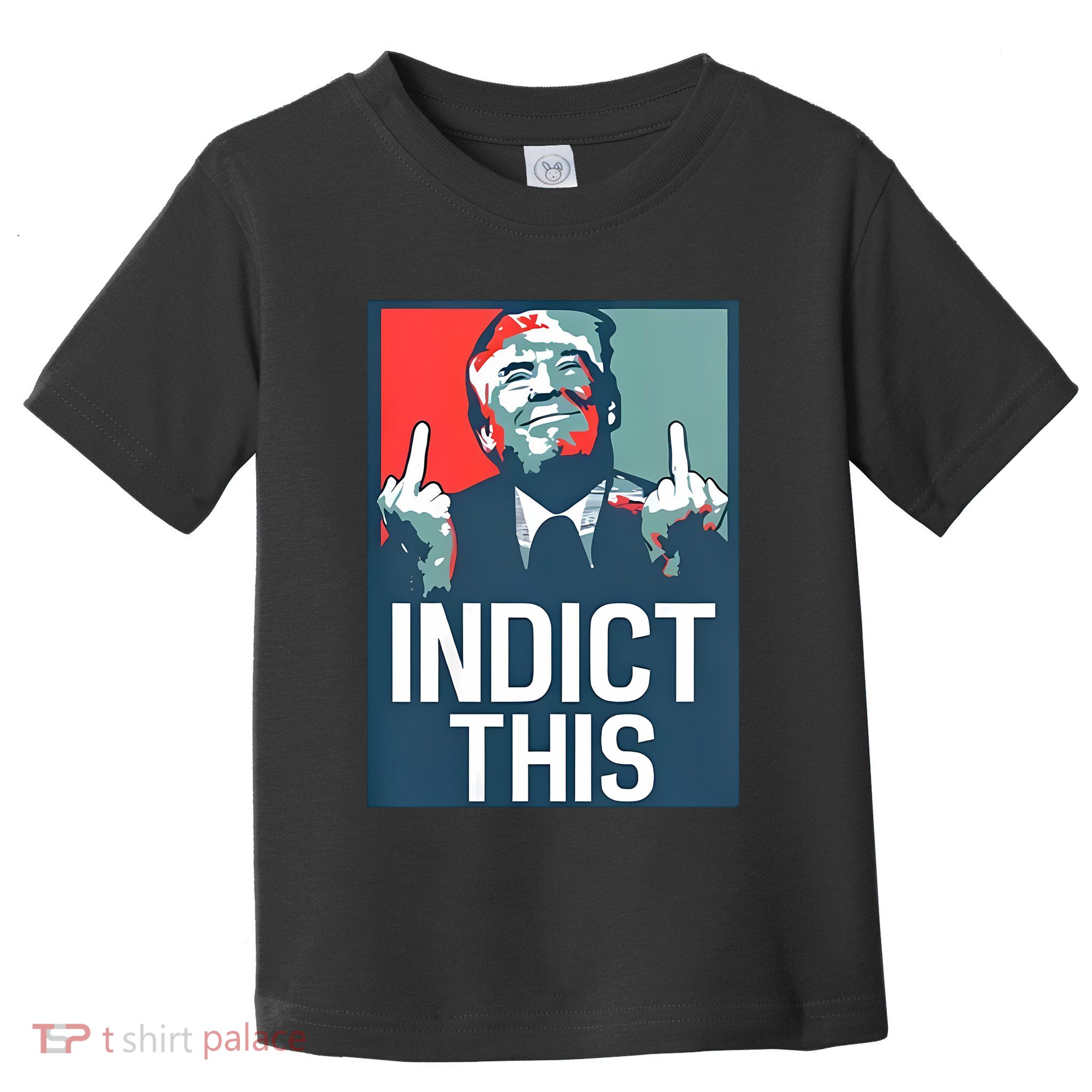 Alina Habba Wearing Indict This Trump Toddler T-Shirt