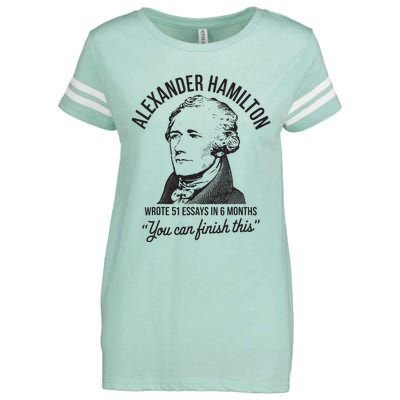 Alexander Hamilton Wrote 51 Essays In 6 Months Enza Ladies Jersey Football T-Shirt