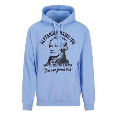 Alexander Hamilton Wrote 51 Essays In 6 Months Unisex Surf Hoodie